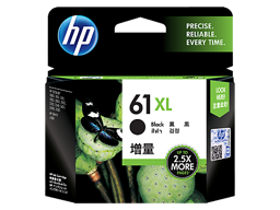 HP 61XL High Yield Black Original Ink Cartridge (CH563WA)