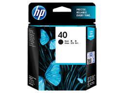 HP 40 Black Original Ink Cartridge (51640AA)