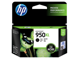 HP 950XL High Yield Black Original Ink Cartridge (CN045AA)