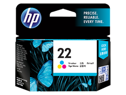 HP 22 Tri-color Original Ink Cartridge(C9352AA)